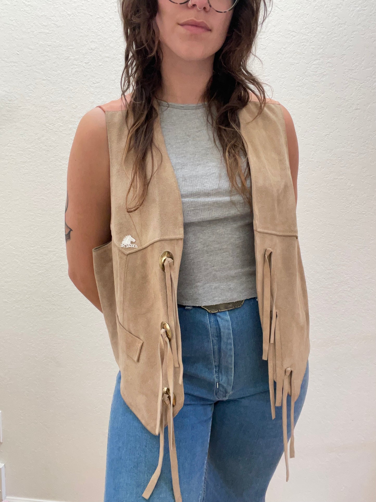 Vintage Suede Vest