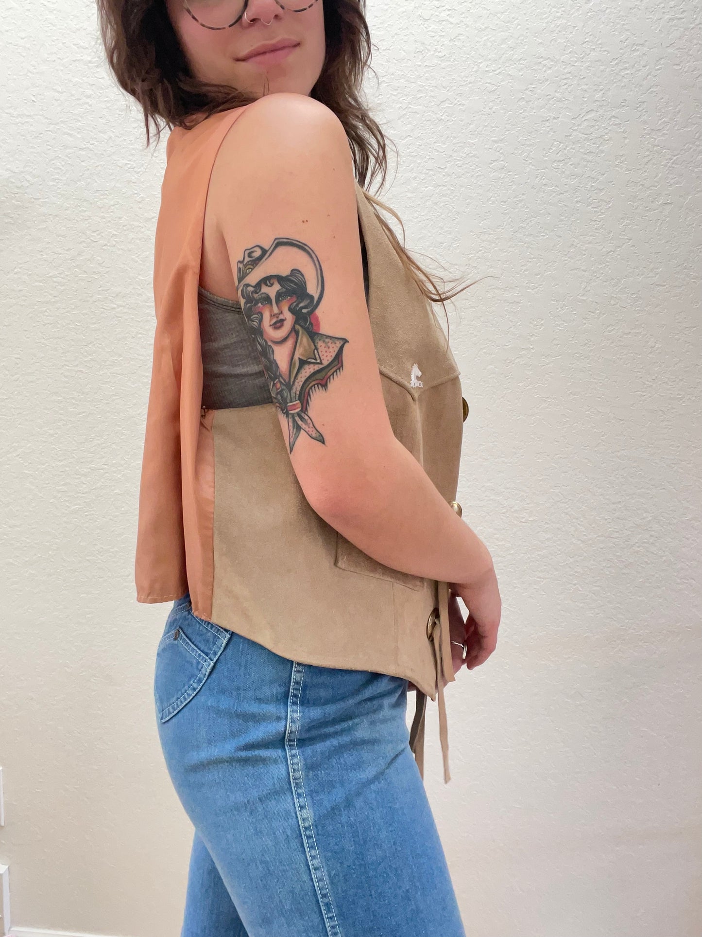 Vintage Suede Vest