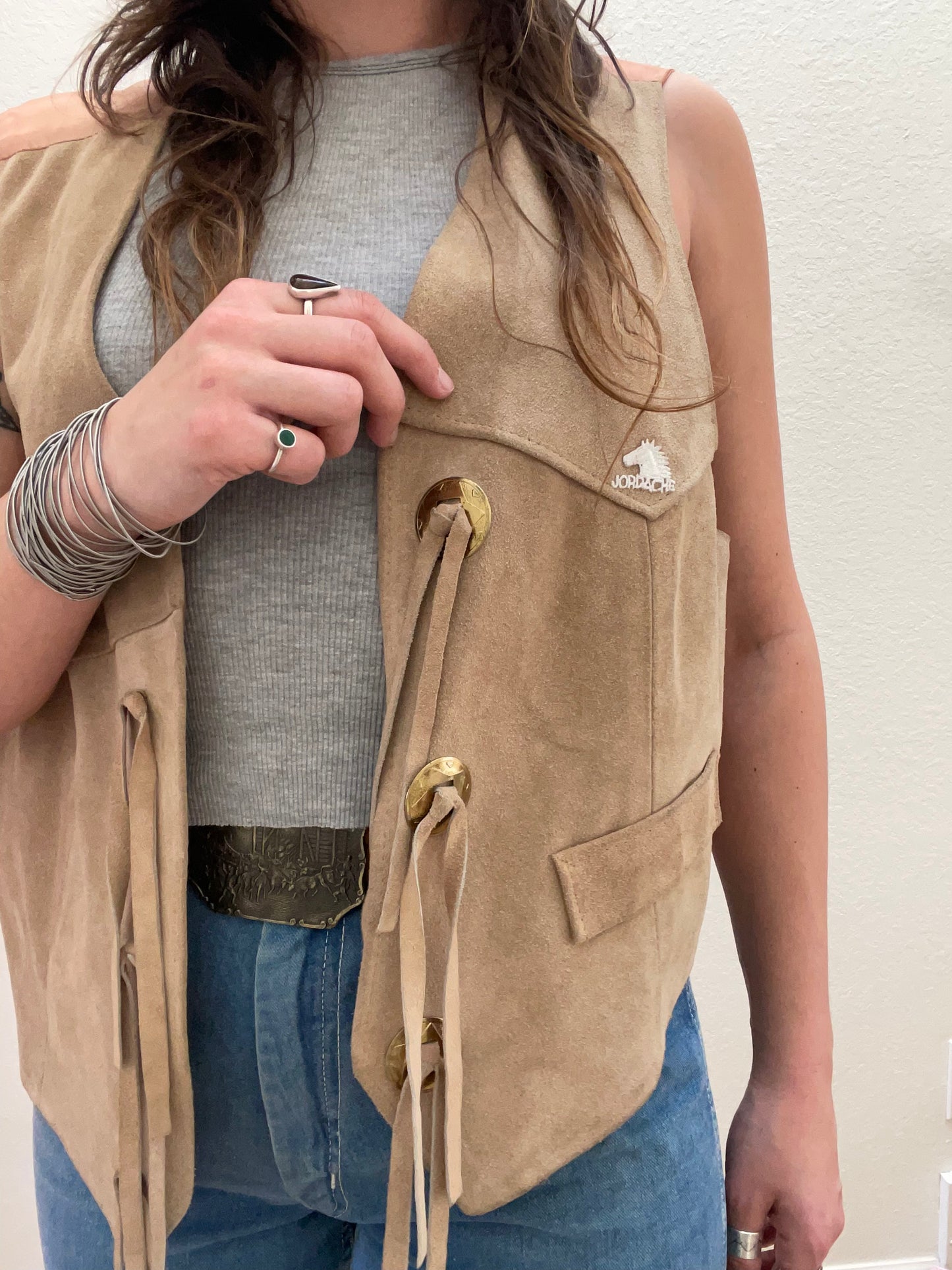 Vintage Suede Vest