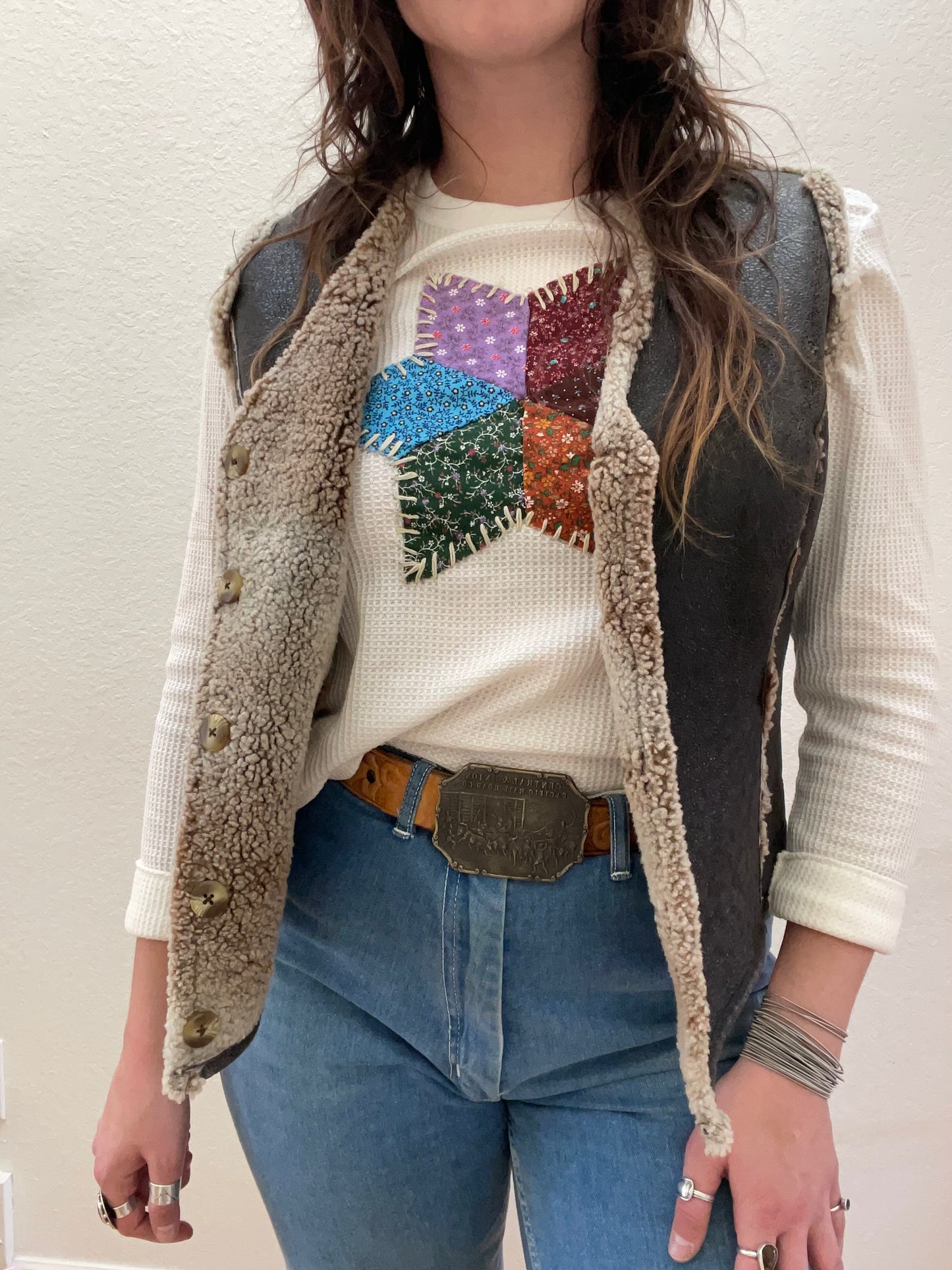 Vintage Leather Vest