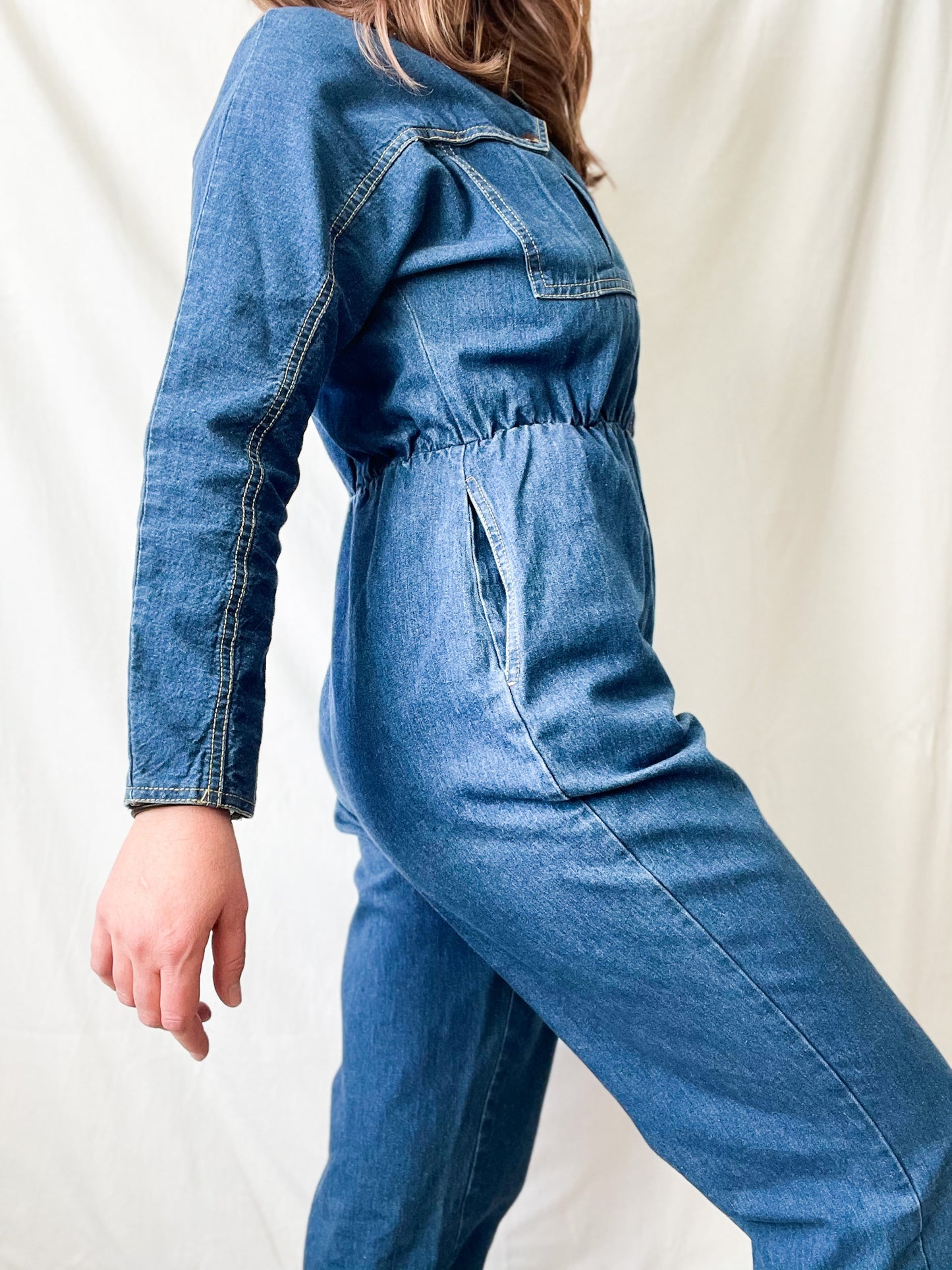 Vintage Denim Jumpsuit