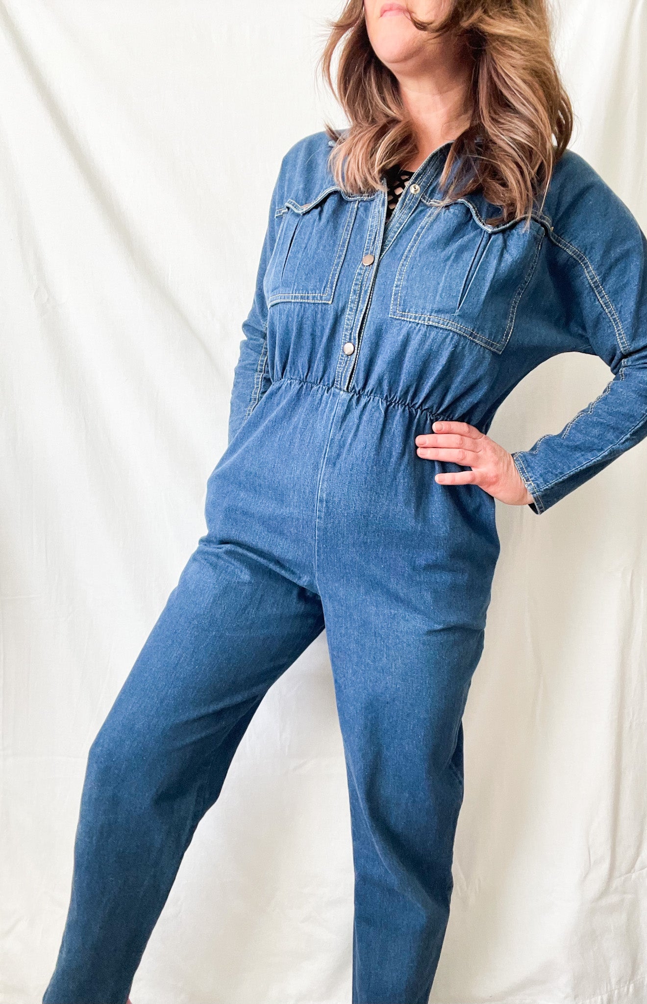 Vintage Denim Jumpsuit