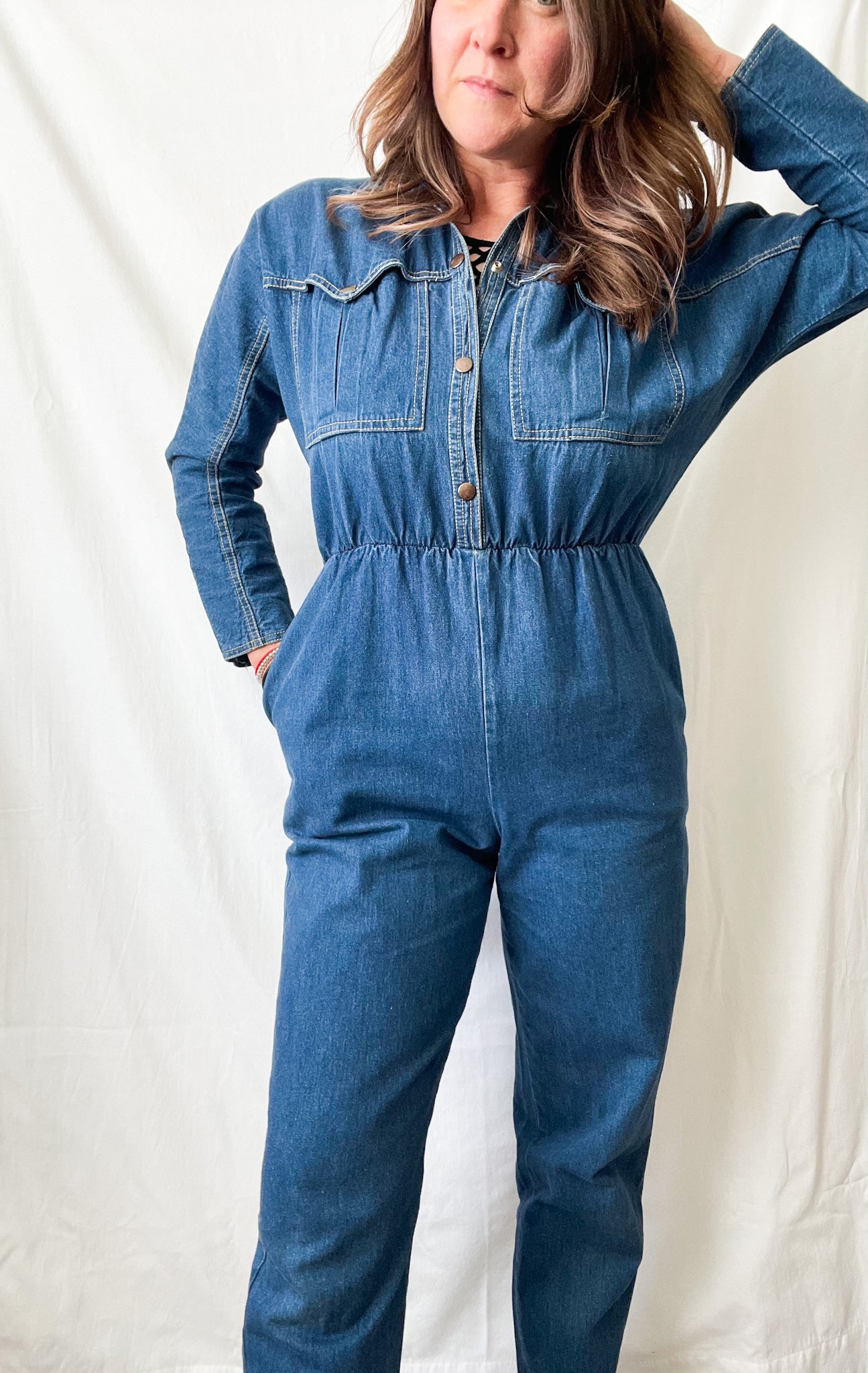 Vintage Denim Jumpsuit