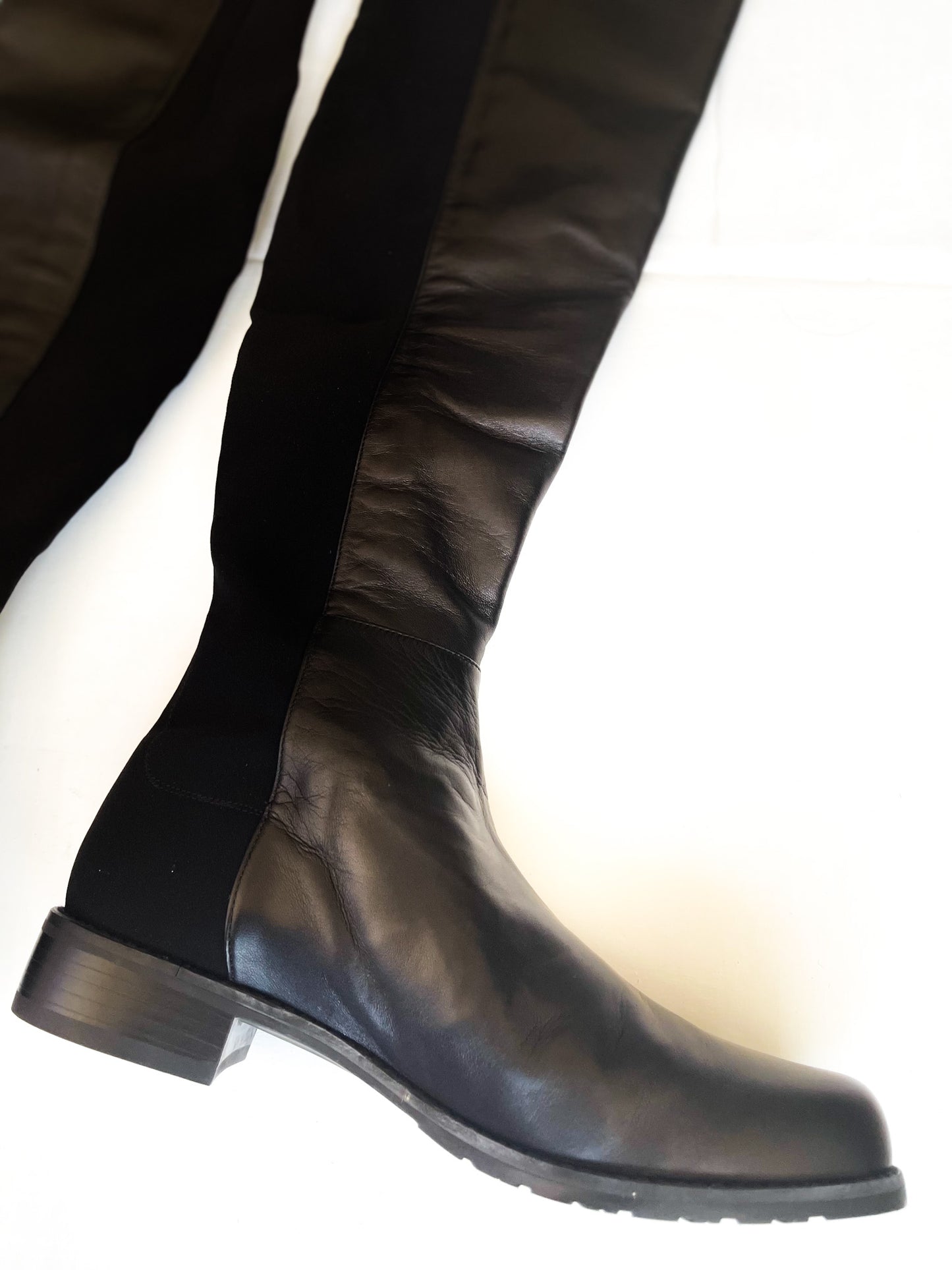 Stuart Weitzman riding boots over the knee