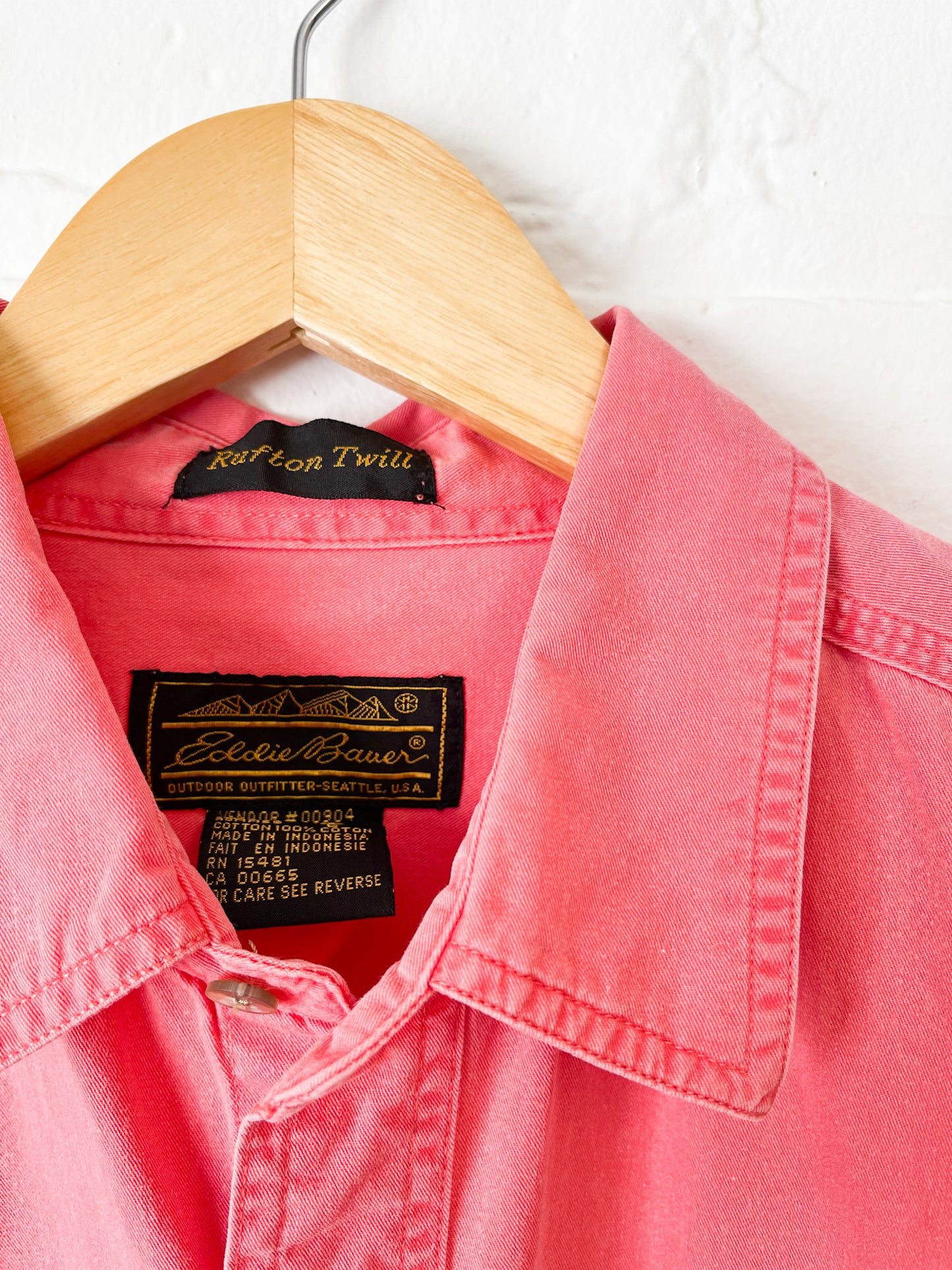 Unisex Salmon Button Up