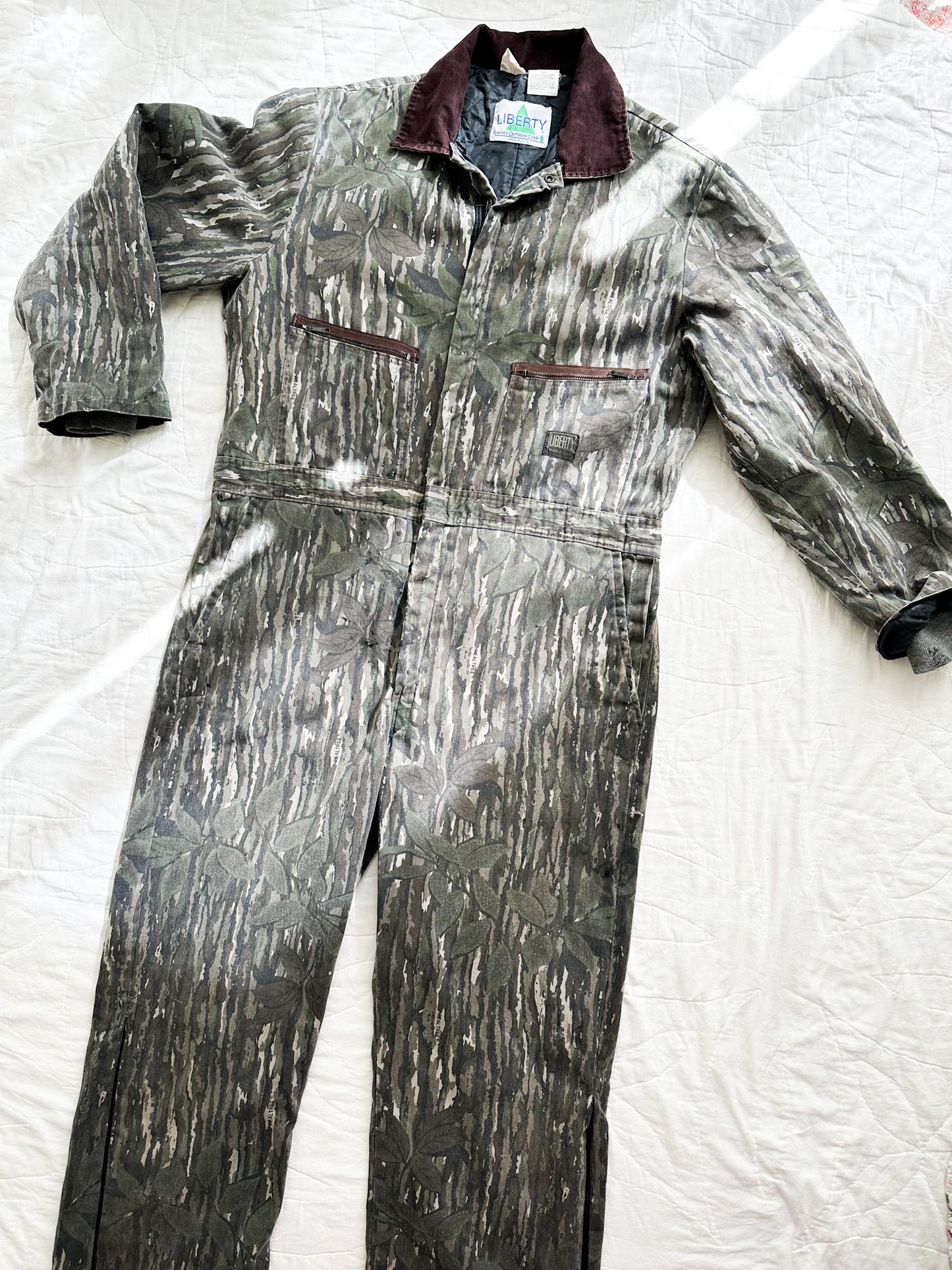 Vintage Insulated Camo Coveralls