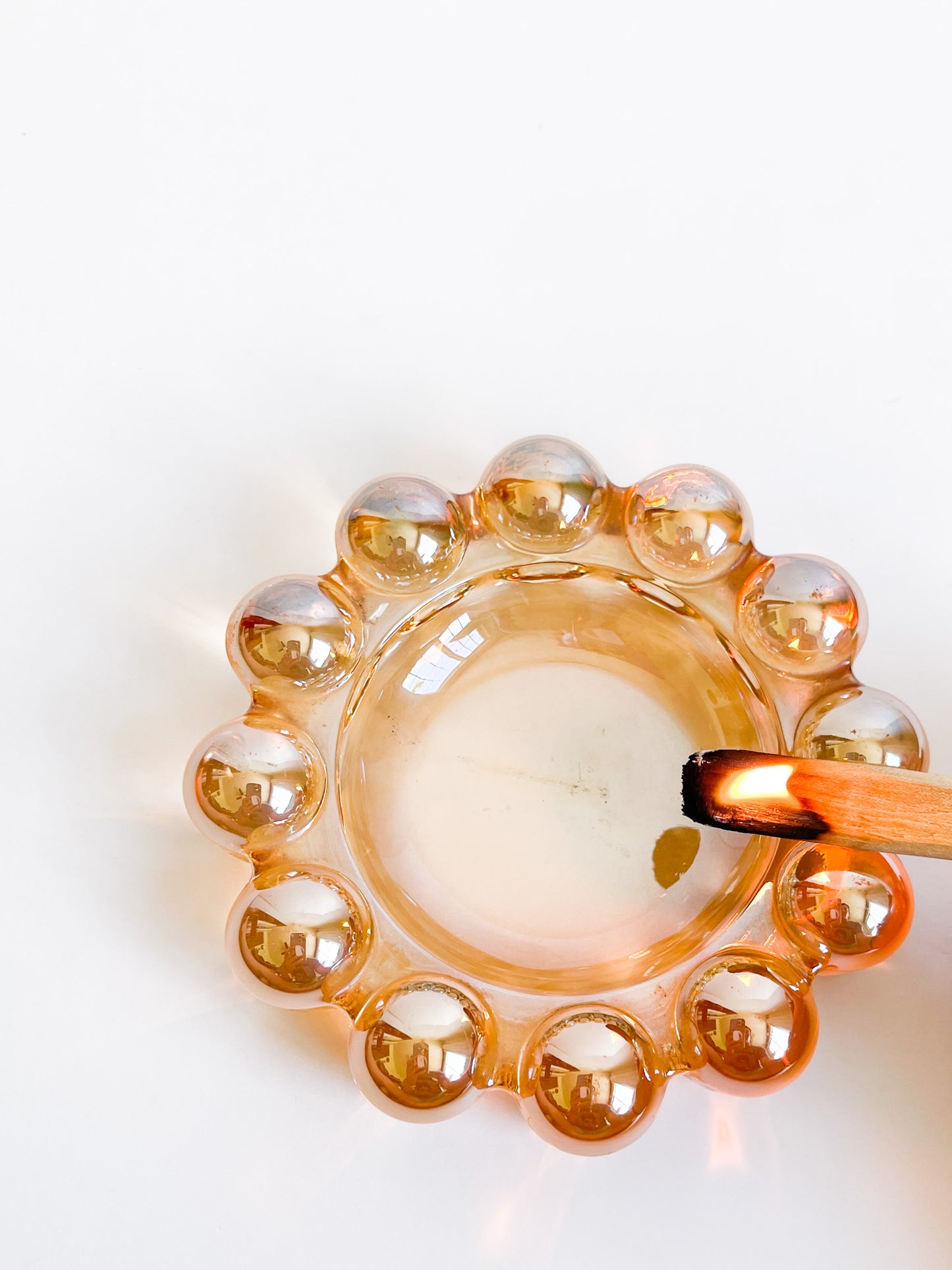 Vintage Glass Ashtray