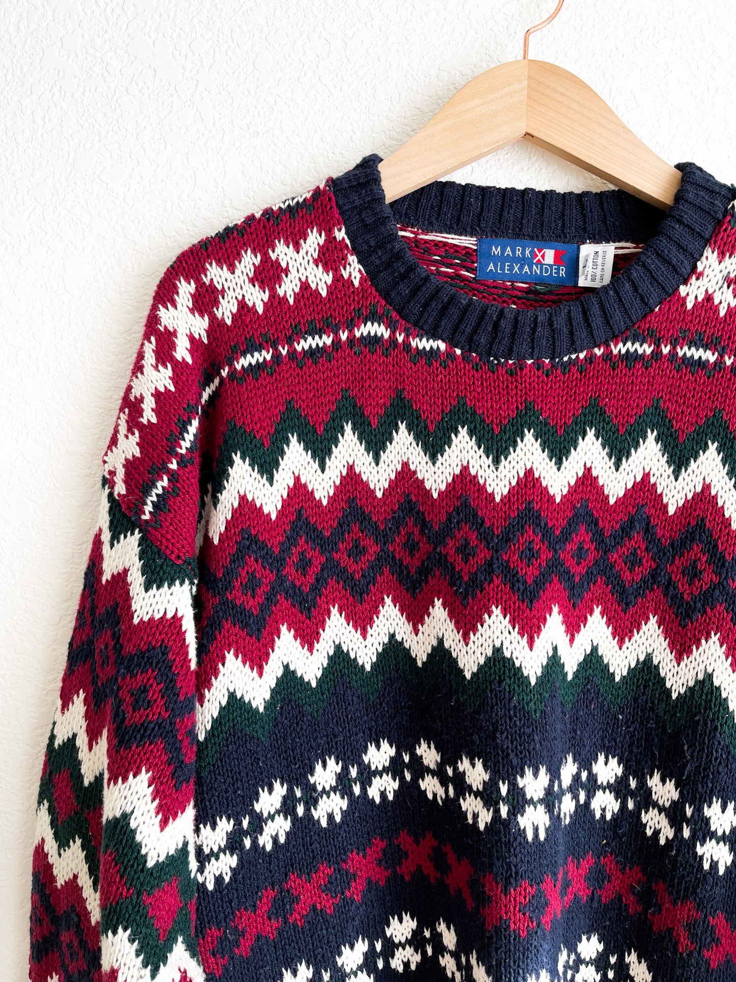 Vintage Cotton Grandpa Sweater
