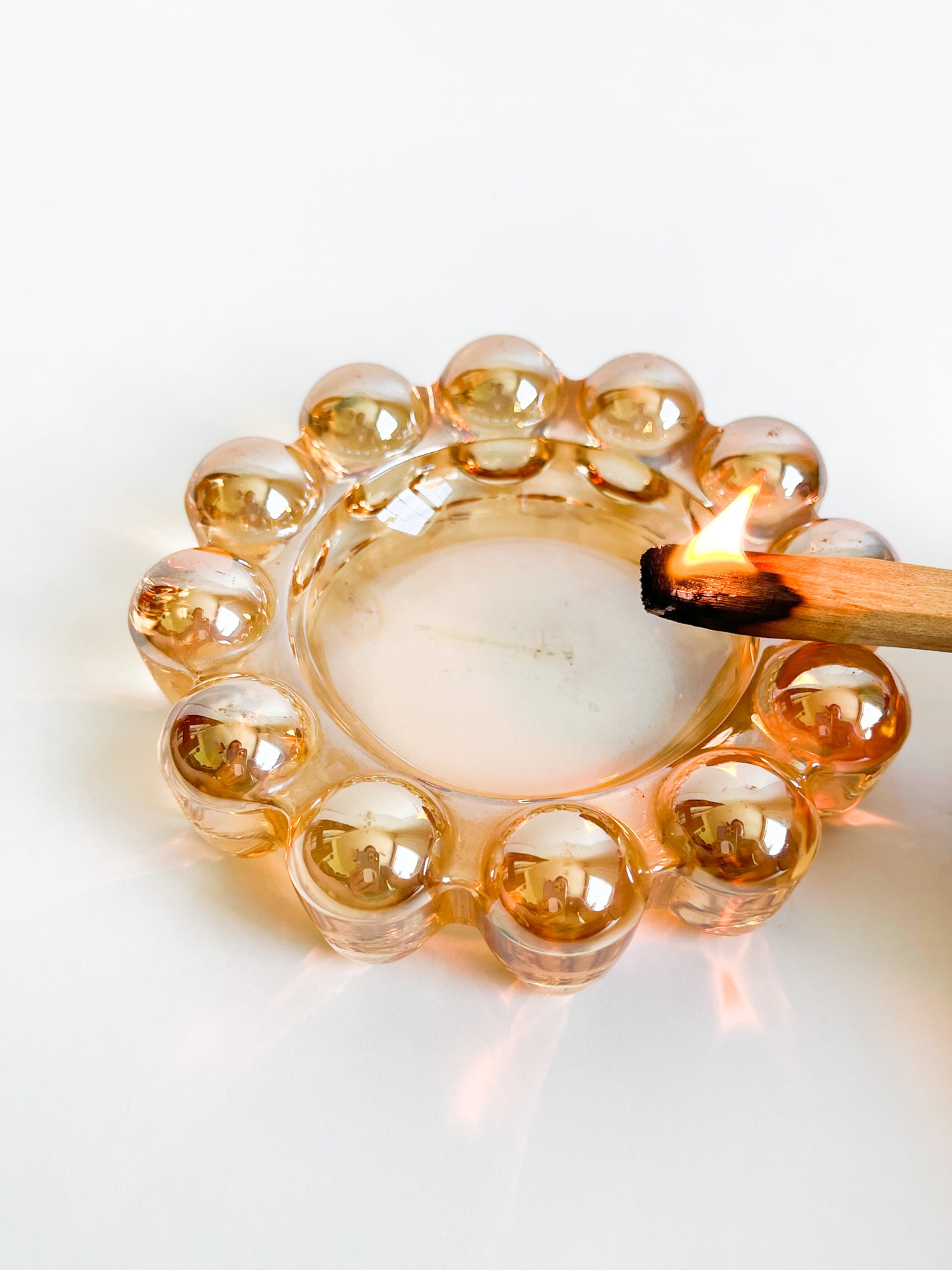 Vintage Glass Ashtray