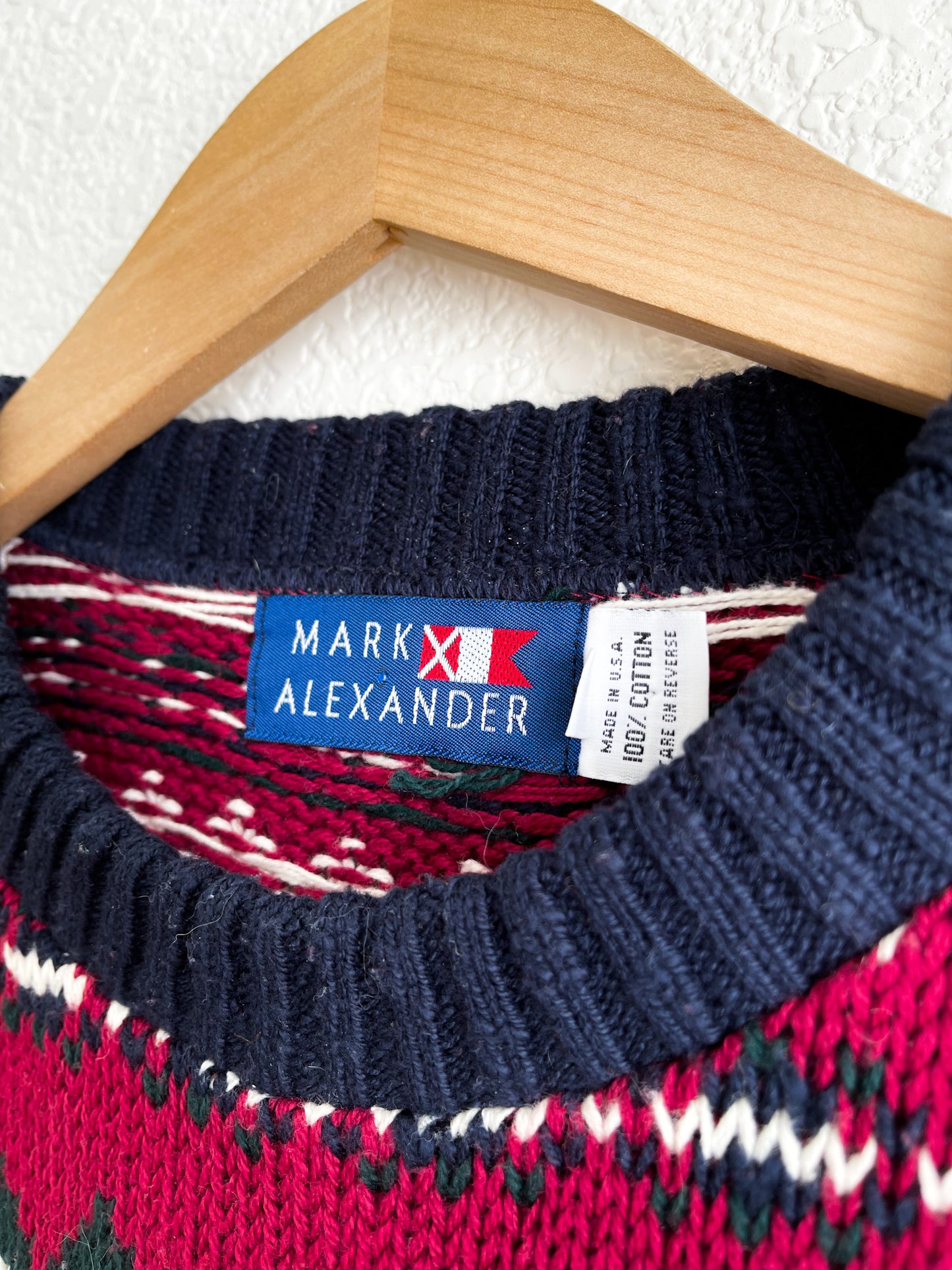 Vintage Cotton Grandpa Sweater