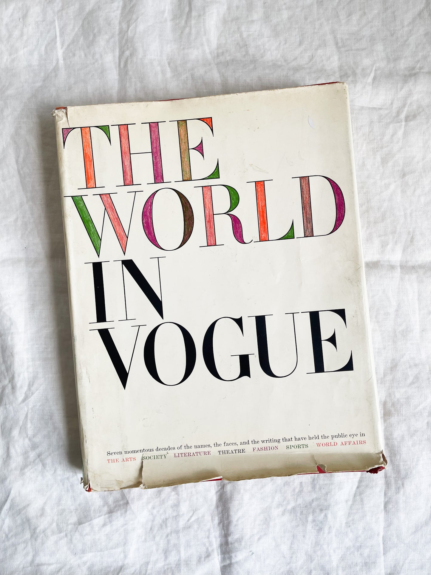 Vintage Book "The World In Vogue"