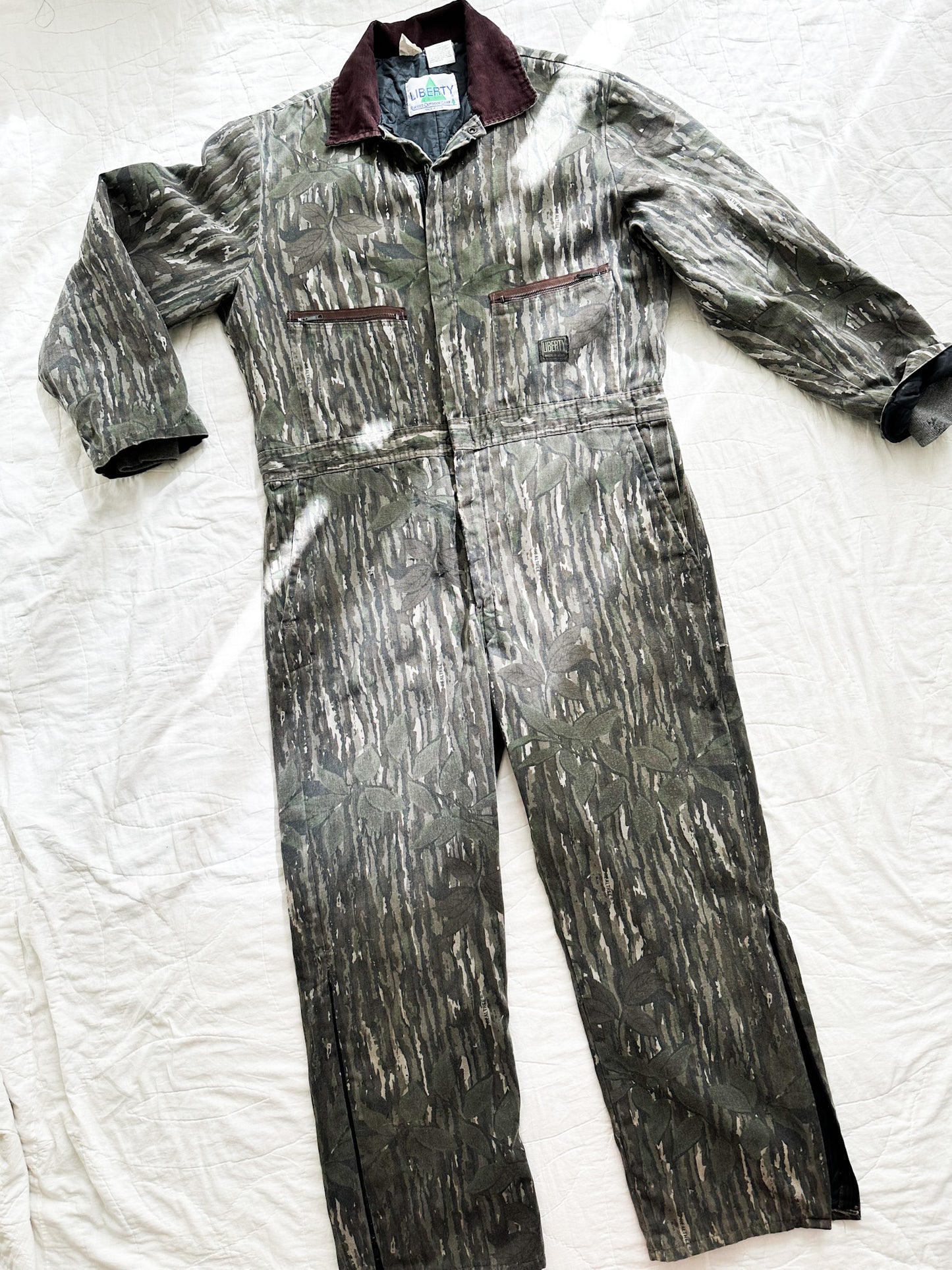 Vintage Insulated Camo Coveralls