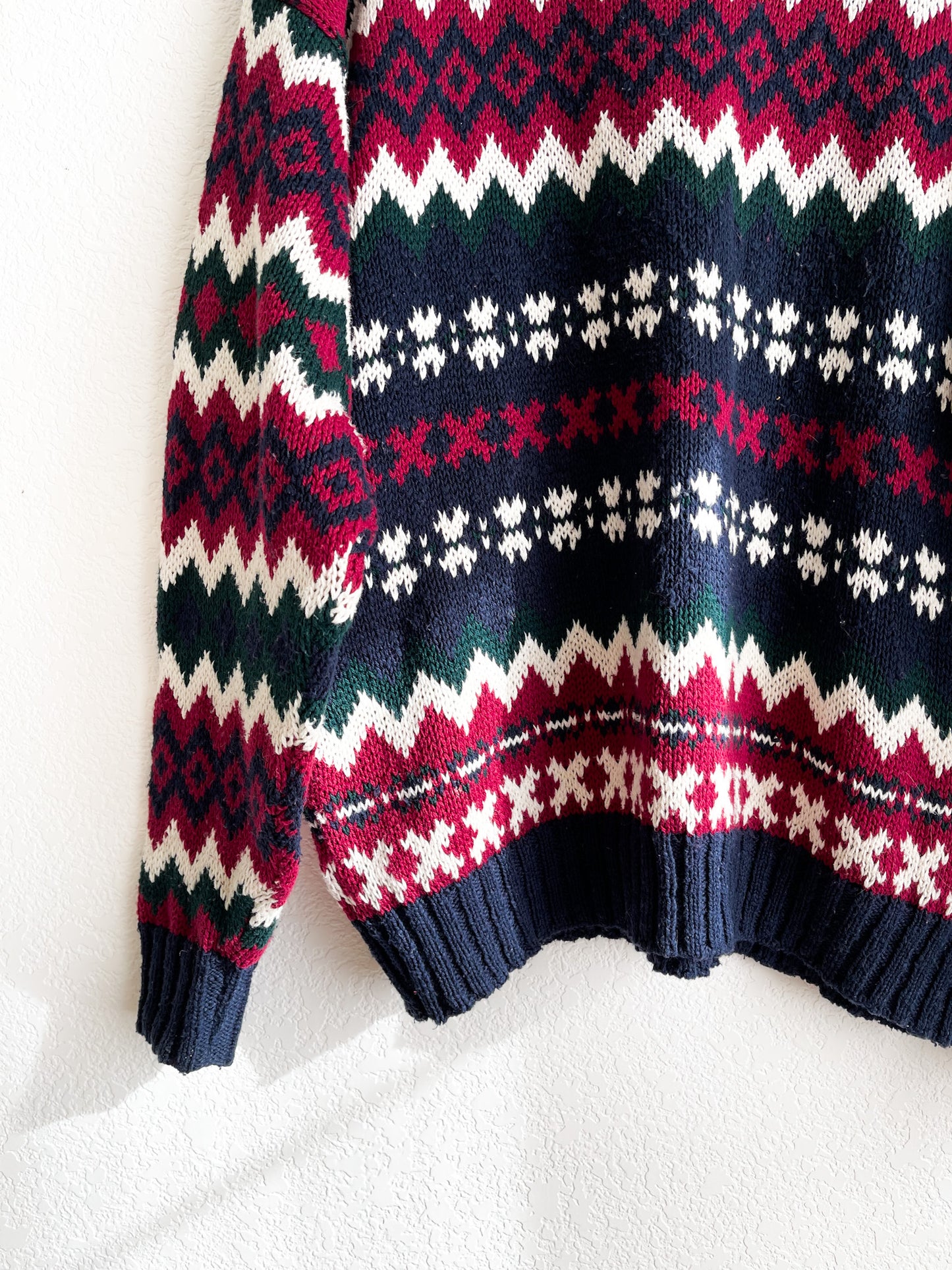 Vintage Cotton Grandpa Sweater