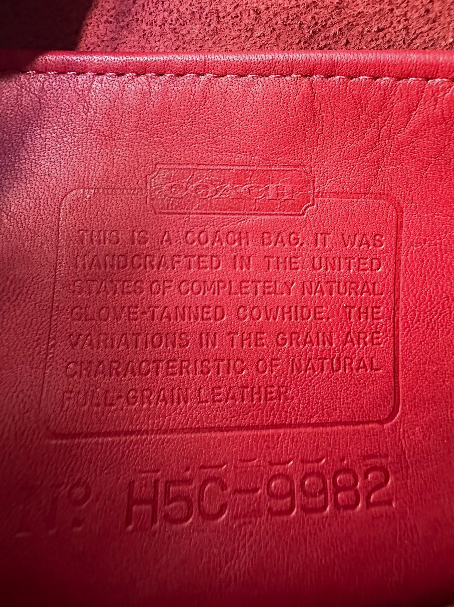 Vintage Coach Canteen Bag