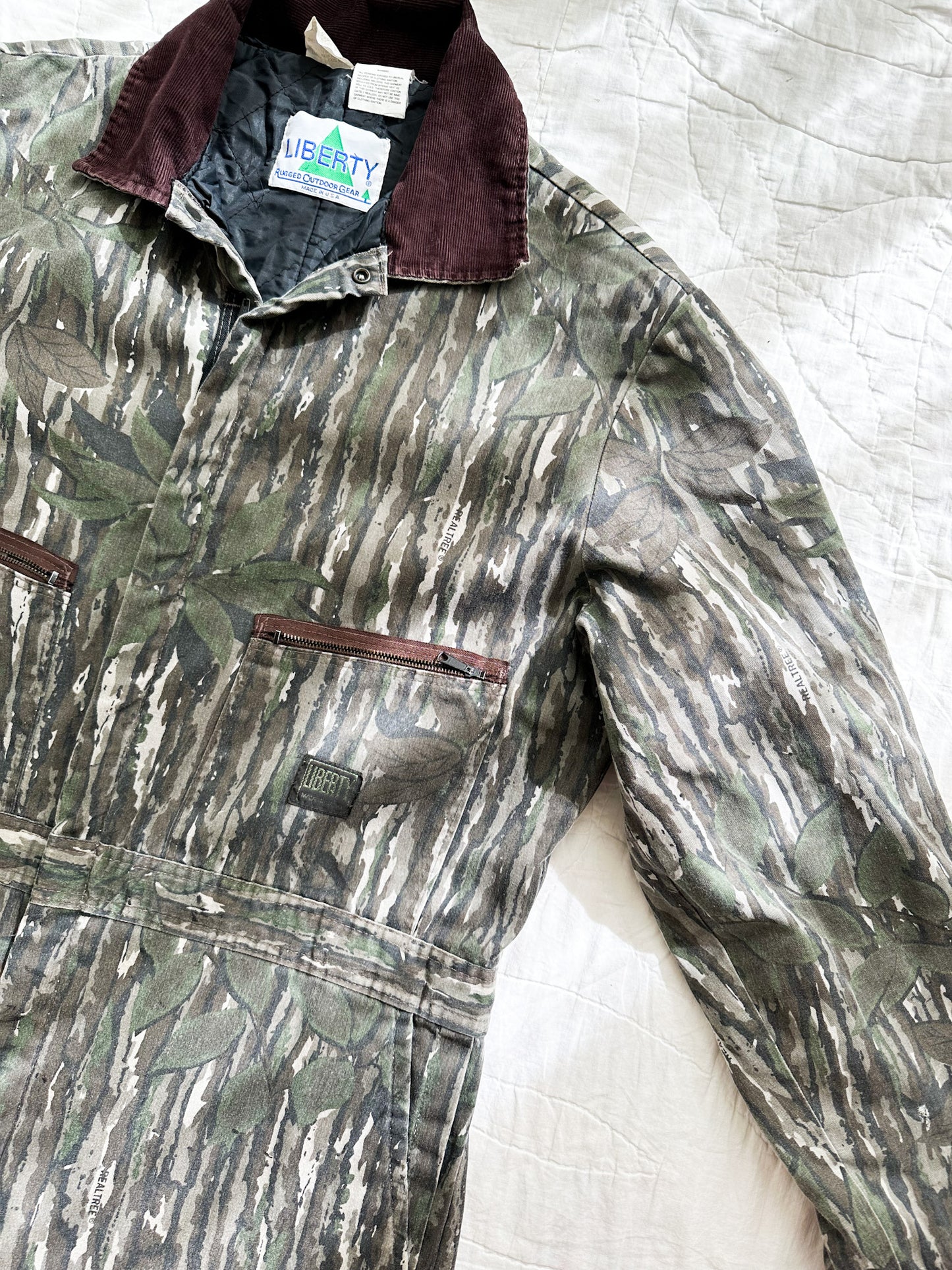 Vintage Insulated Camo Coveralls