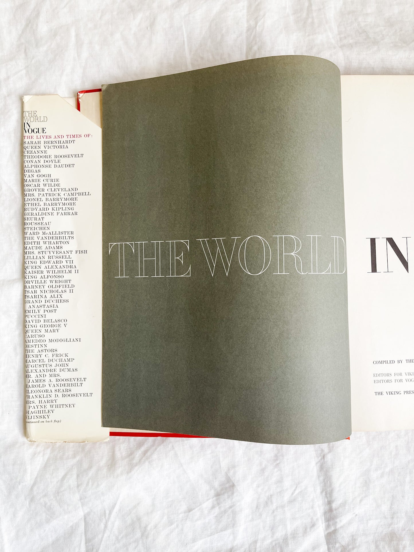 Vintage Book "The World In Vogue"