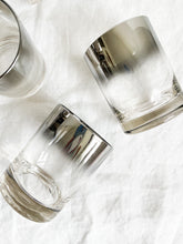 Load image into Gallery viewer, Mid Century Modern Queen&#39;s Lusterware Silver Mercury Cocktail Glass Set
