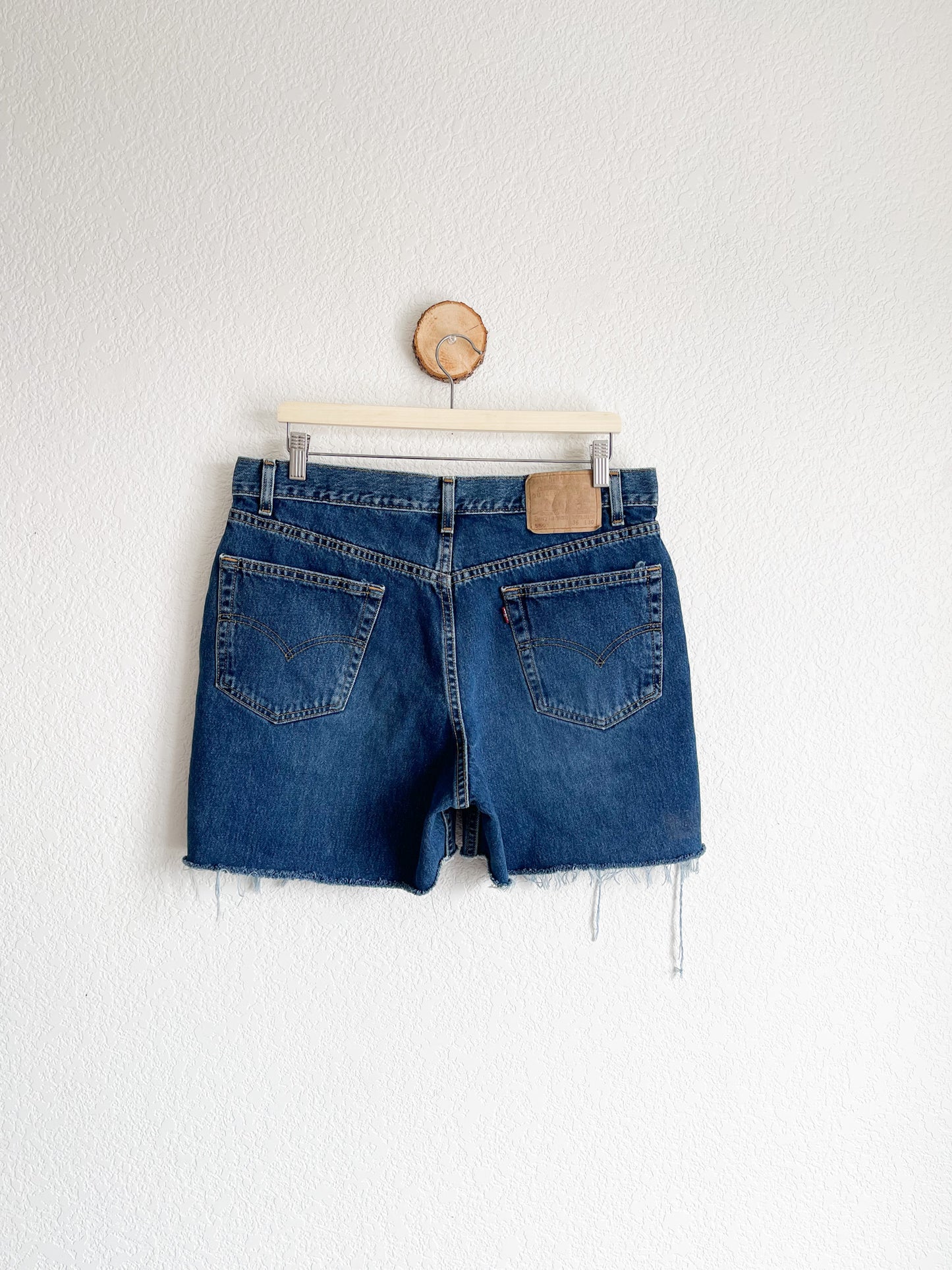 Vintage Levi's 550 Cutoff Shorts - 34" Waist