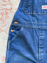Load image into Gallery viewer, Vintage Roundhouse Denim Overalls
