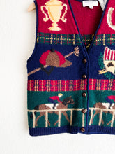 Load image into Gallery viewer, Vintage Wool Equestrian Vest
