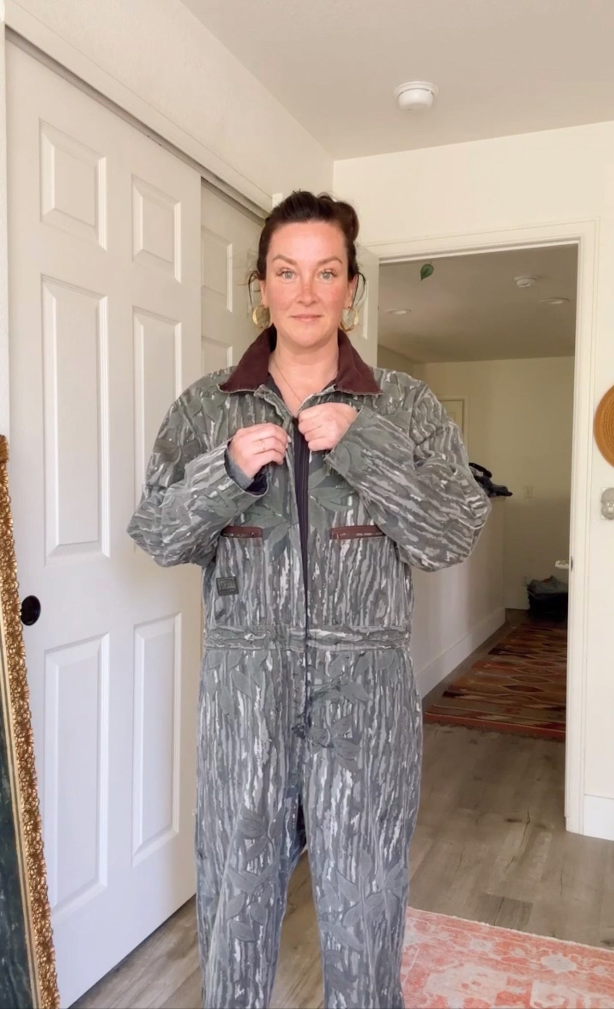Vintage Insulated Camo Coveralls