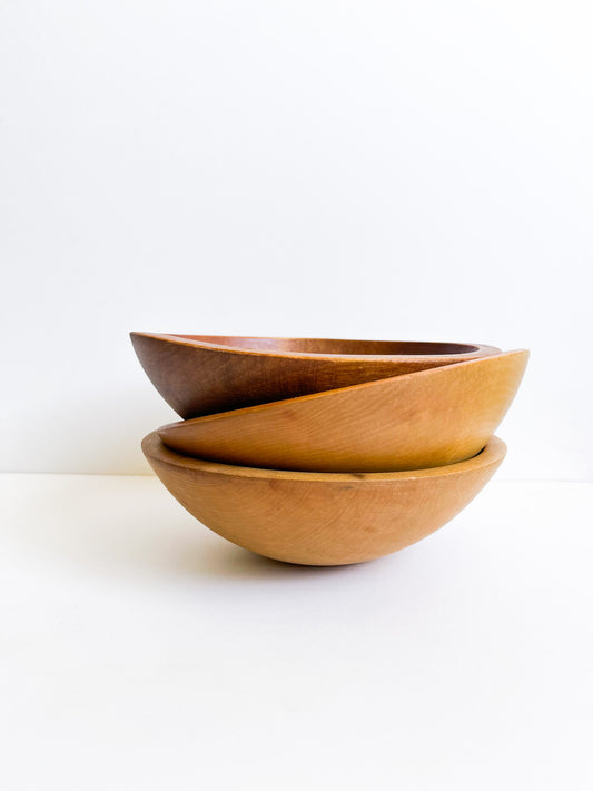Munising Wooden Bowl Set