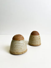 Load image into Gallery viewer, Clay Salt + Pepper Shaker Set
