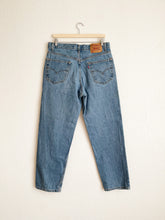 Load image into Gallery viewer, Custom VINTAGE Levi&#39;s 550 &quot;Tapered leg&quot; Jeans - Select Your Size &amp; Length
